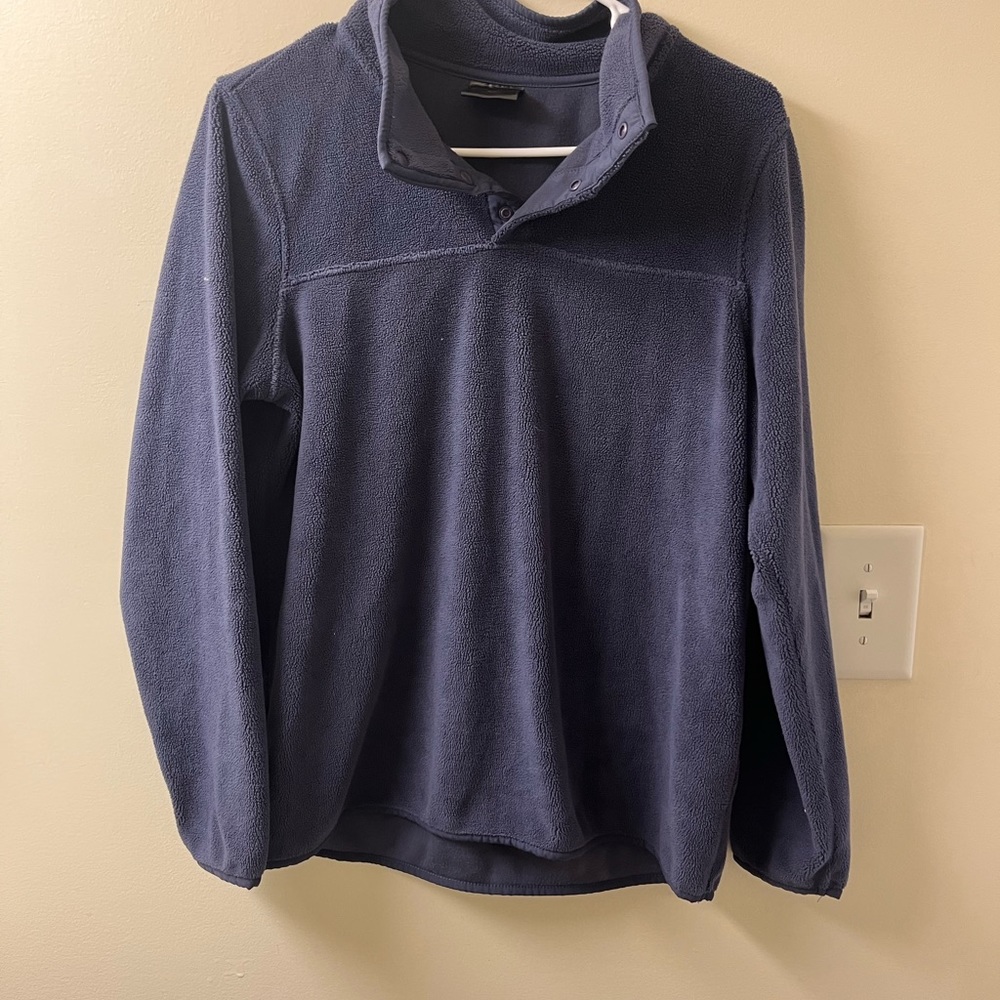 Quarter button fleece